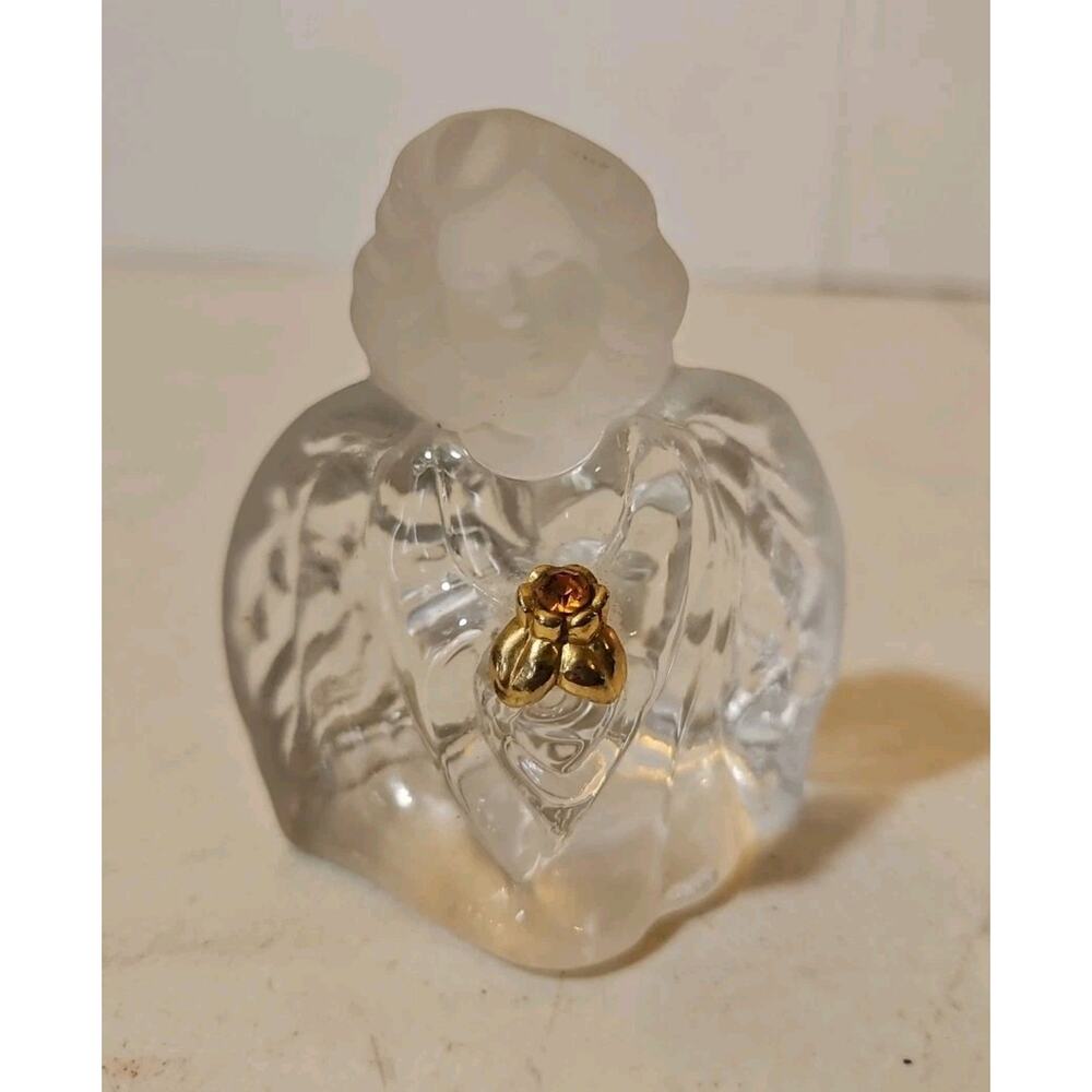 Vintage Fenton Glass Angel Birthstone Figure Figurine